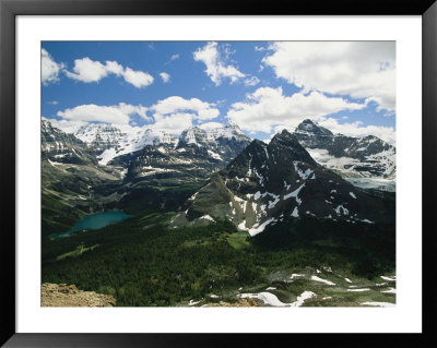 A Scenic View Of Snow-Capped Rocky Mountains In Yoho National Park by Michael Melford Pricing Limited Edition Print image