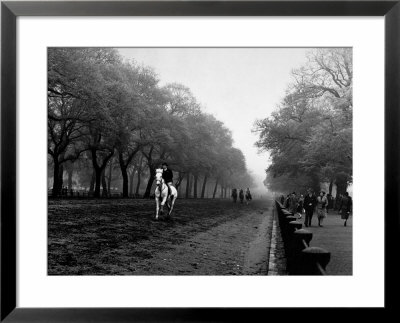 Rider On Horseback In Hyde Park by Bill Brandt Pricing Limited Edition Print image