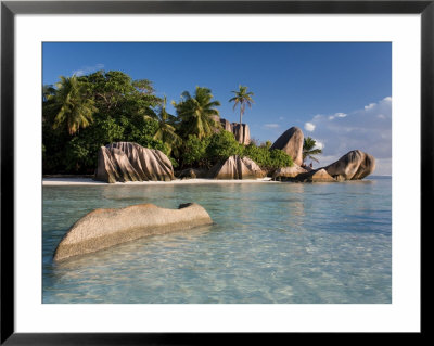 Anse Source D'argent Beach, La Digue Island, Seychelles by Michele Falzone Pricing Limited Edition Print image