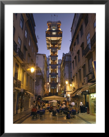 Elevador Do Carmo, Baixa, Lisbon, Portugal by Demetrio Carrasco Pricing Limited Edition Print image