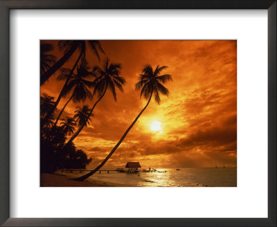Sunset At Pigeon Point, Tobago, Caribbean by Terry Why Pricing Limited Edition Print image