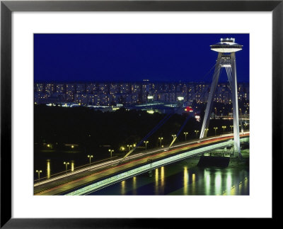 'Novy Most' New Bridge, Bratislava, West Slovakia by Walter Bibikow Pricing Limited Edition Print image