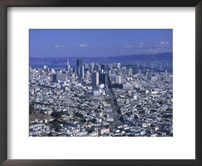 View Of San Francisco Cityscape, California by Jim Corwin Pricing Limited Edition Print image
