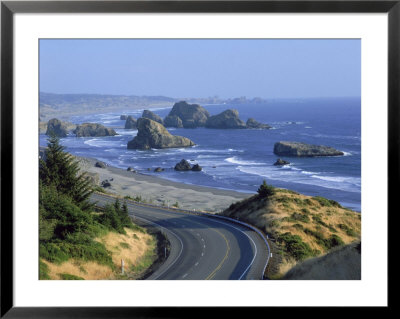Highway 101 Near Cape Sebastian, Oregon by Jim Corwin Pricing Limited Edition Print image