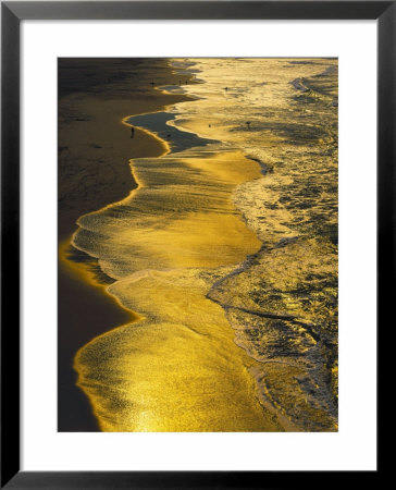 Golden Surfline, Ocean Beach, San Francisco by Jules Cowan Pricing Limited Edition Print image