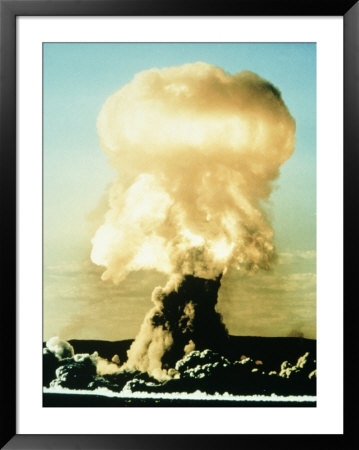 Atomic Explosion Withmushroom Cloud by Northrop Grumman Pricing Limited Edition Print image