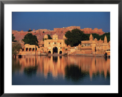 Gadi Sagar Temple, India by Jacob Halaska Pricing Limited Edition Print image