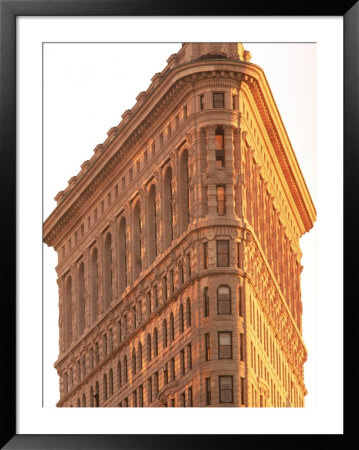 View Of Flatiron Building At Sunset, Nyc by Walter Bibikow Pricing Limited Edition Print image