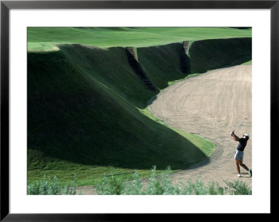 Golfer On Course, Palm Springs, Ca by Josh Mitchell Pricing Limited Edition Print image