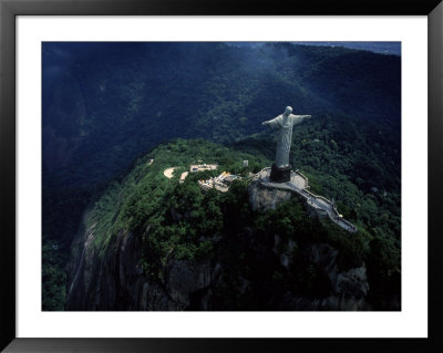Corcovado-Christ Statue, Rio De Janeiro, Brazil by Bill Bachmann Pricing Limited Edition Print image