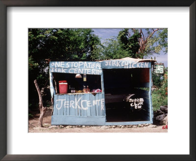 Jerk Chicken Stand, Negril, Jamaica by Debra Cohn-Orbach Pricing Limited Edition Print image
