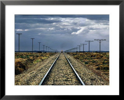 Train Near Flinders Ranges, Australia by Peter Walton Pricing Limited Edition Print image