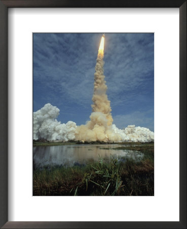 Space Shuttle Atlantis by Tim Heneghan Pricing Limited Edition Print image