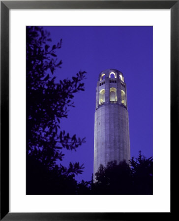 Coit Tower At Dusk by Mark Gibson Pricing Limited Edition Print image