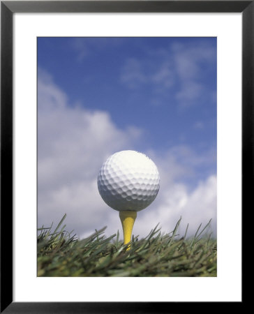 Golf Ball On Tee by Steve Wanke Pricing Limited Edition Print image