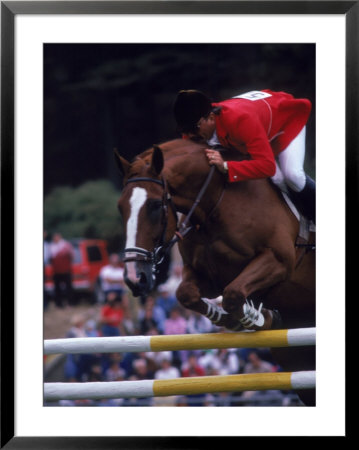 Horse Jumping, San Francisco, Ca by Allen Russell Pricing Limited Edition Print image