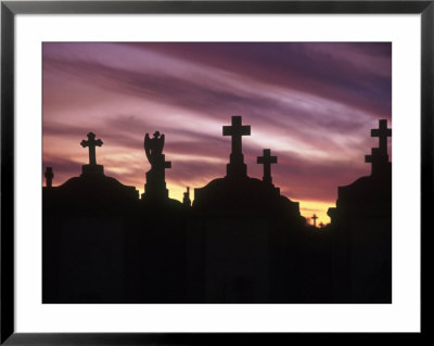 Cemetery At Sunset, New Orleans, Louisiana by Kevin Leigh Pricing Limited Edition Print image
