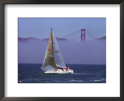 Sailboat, San Francisco, Ca by Mitch Diamond Pricing Limited Edition Print image