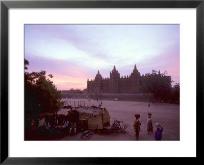 Sunset On Mosque Of Djenne, Djenne, Mali by Alessandro Gandolfi Pricing Limited Edition Print image