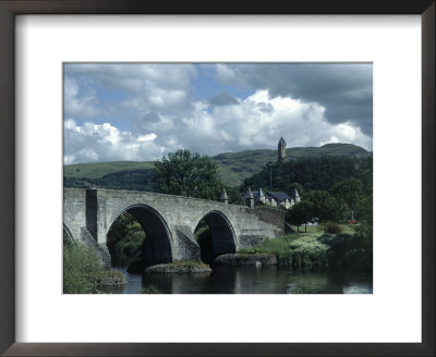 Stirling Bridge And Braveheart Monument by Bruce Clarke Pricing Limited Edition Print image
