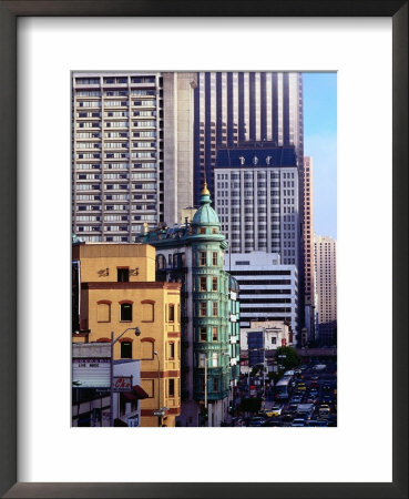 Sentinel Building On Corner Of Kearny Street And Columbus Avenue, San Francisco, California, Usa by Richard I'anson Pricing Limited Edition Print image