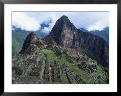 View Of Incan Ruins, Machu Picchu, Peru by Shirley Vanderbilt Pricing Limited Edition Print image