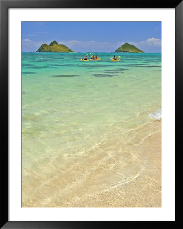 Kayakers Paddling To Mokulua Islands, Lani Kai, Hi by Tomas Del Amo Pricing Limited Edition Print image