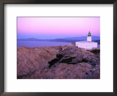La Pietra Lighthouse, Ile Rousse, Corsica, France by Olivier Cirendini Pricing Limited Edition Print image