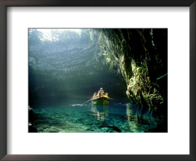 Kefalonia, The Underground Lake Of Melissani by Ian West Pricing Limited Edition Print image
