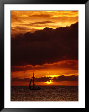 Sunset At White Beach, Boracay Island, Aklan, Philippines by Mark Daffey Pricing Limited Edition Print image