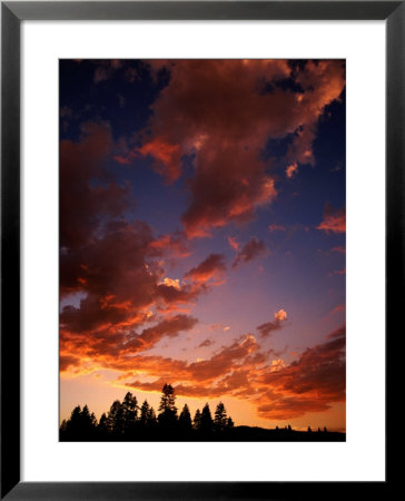 Clouds In Sky At Sunset, Truckee, Usa by Woods Wheatcroft Pricing Limited Edition Print image
