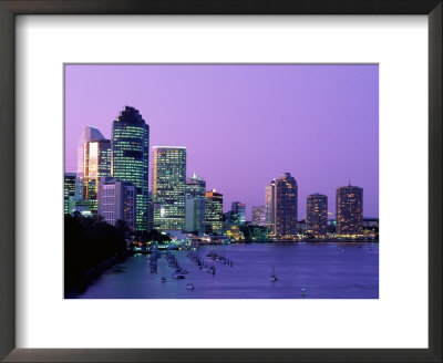 City Skyline, Brisbane, Queensland, Australia by Steve Vidler Pricing Limited Edition Print image