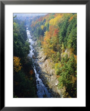 The Ottauquechee River, Quechee Gorge, Vermont, Usa by Fraser Hall Pricing Limited Edition Print image