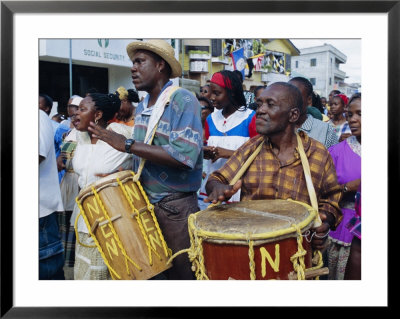 Garifuna Settlement Day, Garifuna Festival, Dangriga, Belize, Central America by Bruno Morandi Pricing Limited Edition Print image