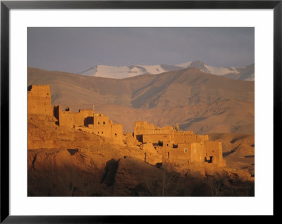 Kasbah Near El Kelaa M'gouna, Dades Valley, High Atlas Mountains, Morocco, North Africa by Bruno Morandi Pricing Limited Edition Print image