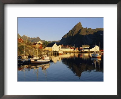 Fishing Village Of Hamnoy, Moskenesoya, Lofoten Islands, Norway, Scandinavia, Europe by Gavin Hellier Pricing Limited Edition Print image