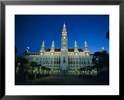 Rathaus (Town Hall), Vienna, Austria, Europe by Gavin Hellier Pricing Limited Edition Print image