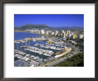 Elevated View, Calpe, Costa Blanca, Valencia, Spain, Europe by Gavin Hellier Pricing Limited Edition Print image