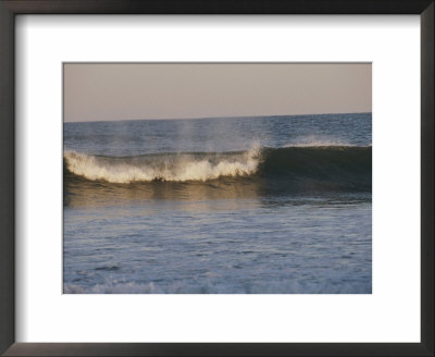 A Wave Curls As It Approaches The Shoreline by Todd Gipstein Pricing Limited Edition Print image