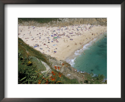 Porthcurno Beach, Near Land's End, Cornwall, England, United Kingdom by Brigitte Bott Pricing Limited Edition Print image