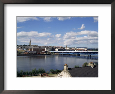 Derry (Londonderry), County Derry (Londonderry), Northern Ireland, United Kingdom by Charles Bowman Pricing Limited Edition Print image