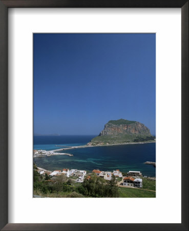 Rock Known As The Gibraltar Of Greece, Monemvasia, Greece by Tony Gervis Pricing Limited Edition Print image