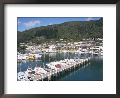 Marina, Picton, Marlborough, South Island, New Zealand by Ken Gillham Pricing Limited Edition Print image