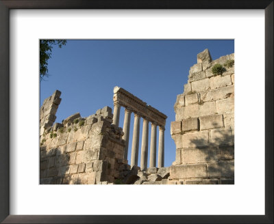 Temple Of Jupiter, Roman Archaeological Site, Baalbek, The Bekaa Valley, Lebanon by Christian Kober Pricing Limited Edition Print image
