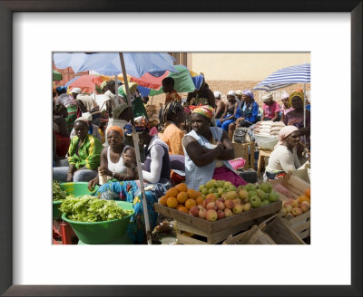 Municipal Market At Assomada, Santiago, Cape Verde Islands, Africa by R H Productions Pricing Limited Edition Print image