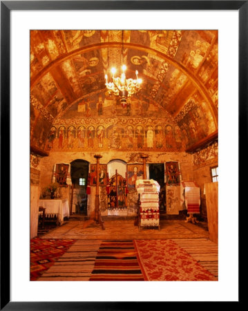 Interior Of Wooden Church Of Bezded In Salaj County, Sibiu, Romania, by Diana Mayfield Pricing Limited Edition Print image