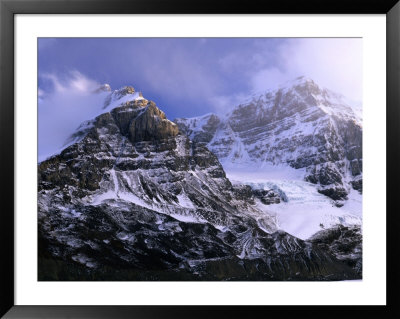 Evening Cloud Drifts Above The Athabasca Glacier, Jasper National Park, Alberta, Canada by Barnett Ross Pricing Limited Edition Print image