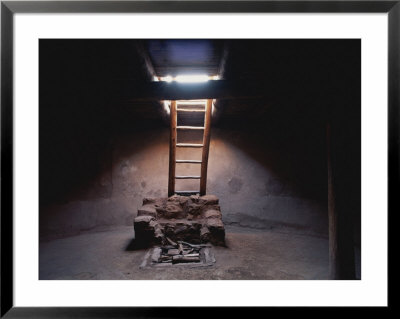 A Ladder Stands In A Kiva by Stephen Alvarez Pricing Limited Edition Print image