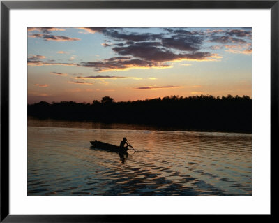 Local Rowing On Mekong River Near Laos Border, Thailand by Kraig Lieb Pricing Limited Edition Print image