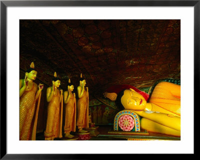 Reclining Buddha In Mulkirigala Rock Temple, Sri Lanka by Anders Blomqvist Pricing Limited Edition Print image
